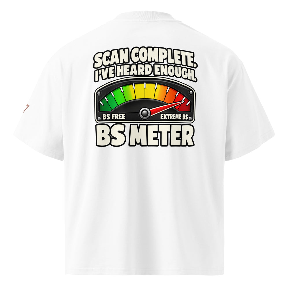 S7 BS Meter Oversized Graphic T-Shirt | STORE 7994