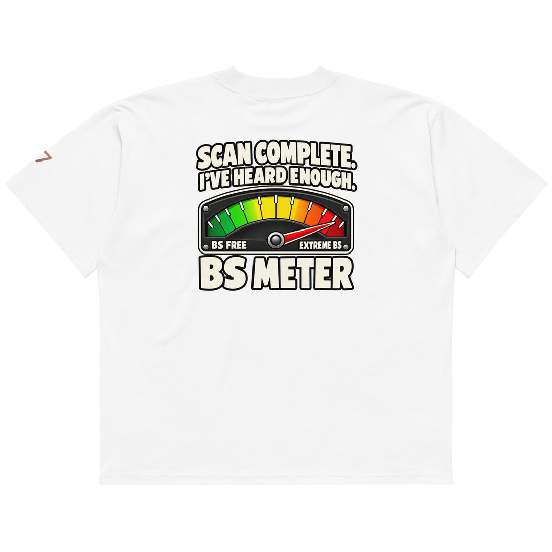 S7 BS Meter Oversized Graphic T-Shirt | STORE 7994