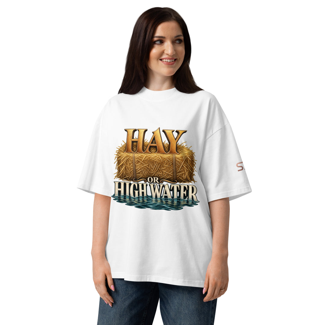 hay-or-high-water-graphic-t-shirt white