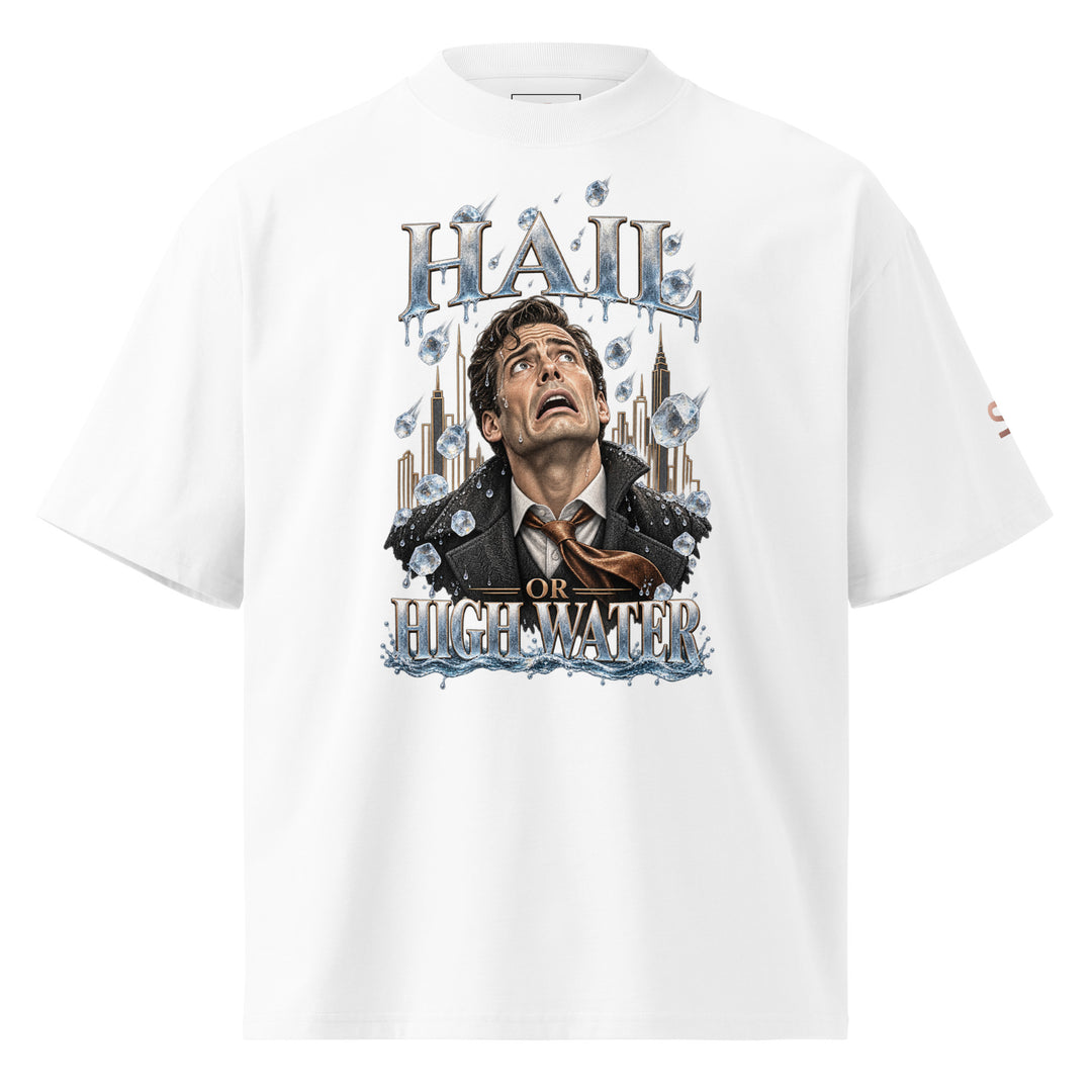 HAIL OR HIGH WATER Big City T-Shirt | S7
front view white