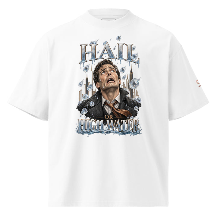 HAIL OR HIGH WATER Big City T-Shirt | S7
front view white