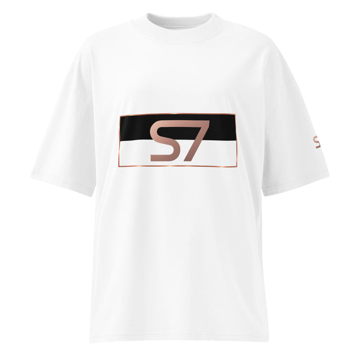 S7 Monaco Noir &amp; White Organic Oversized T-Shirt