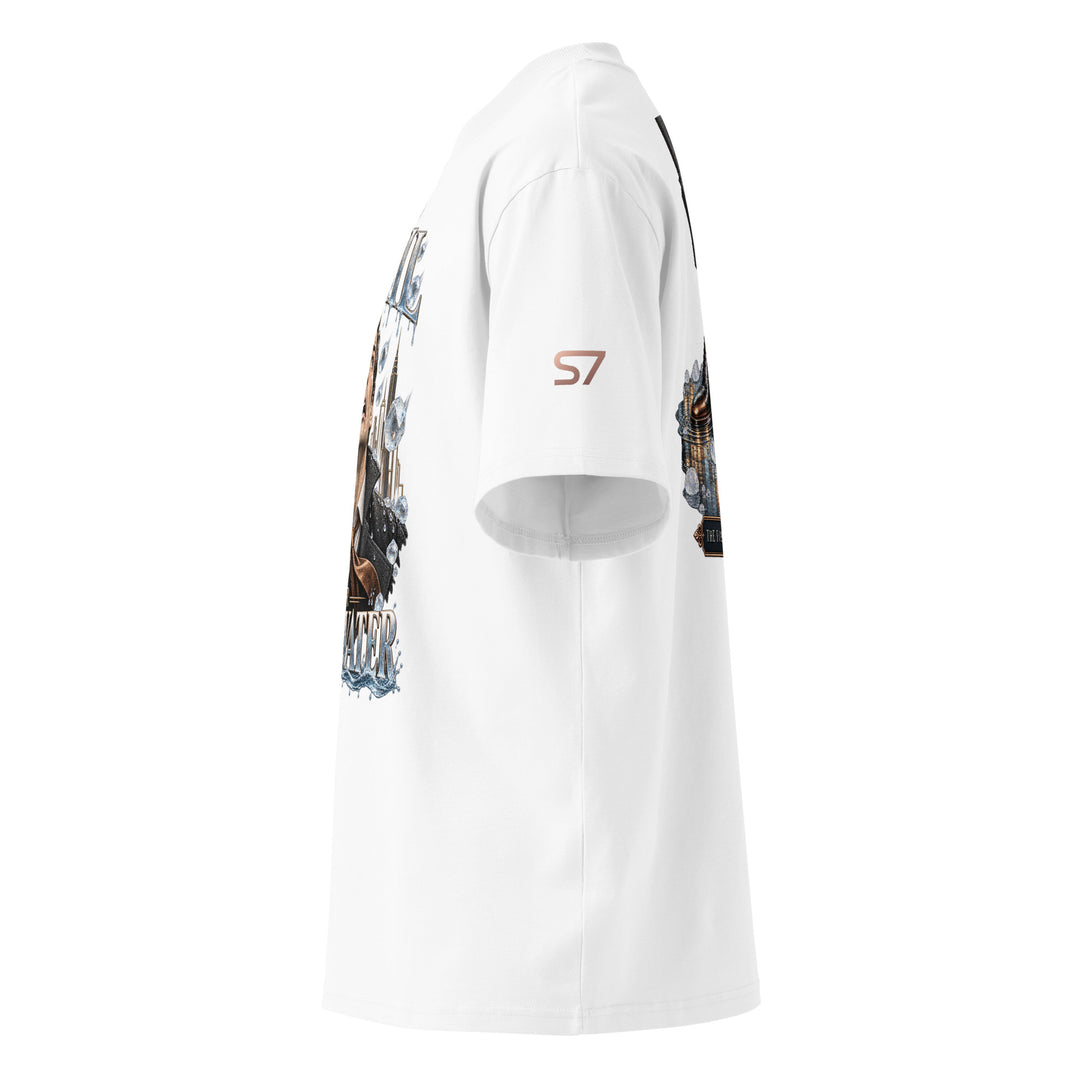 HAIL OR HIGH WATER Big City T-Shirt | S7
left side view white