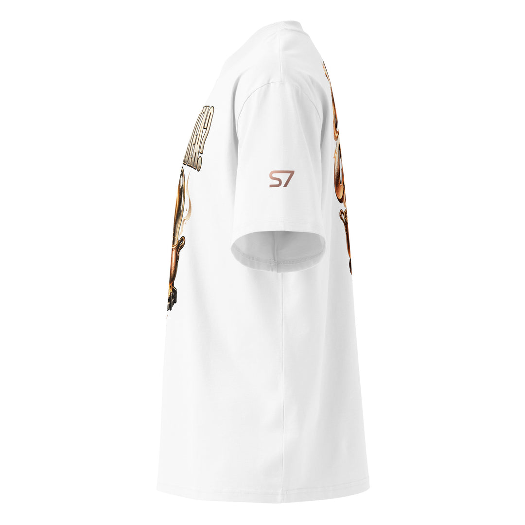 S7 “Got A Idea? Let It Cook” Graphic T-Shirt side view showing graphic design and S7 details.