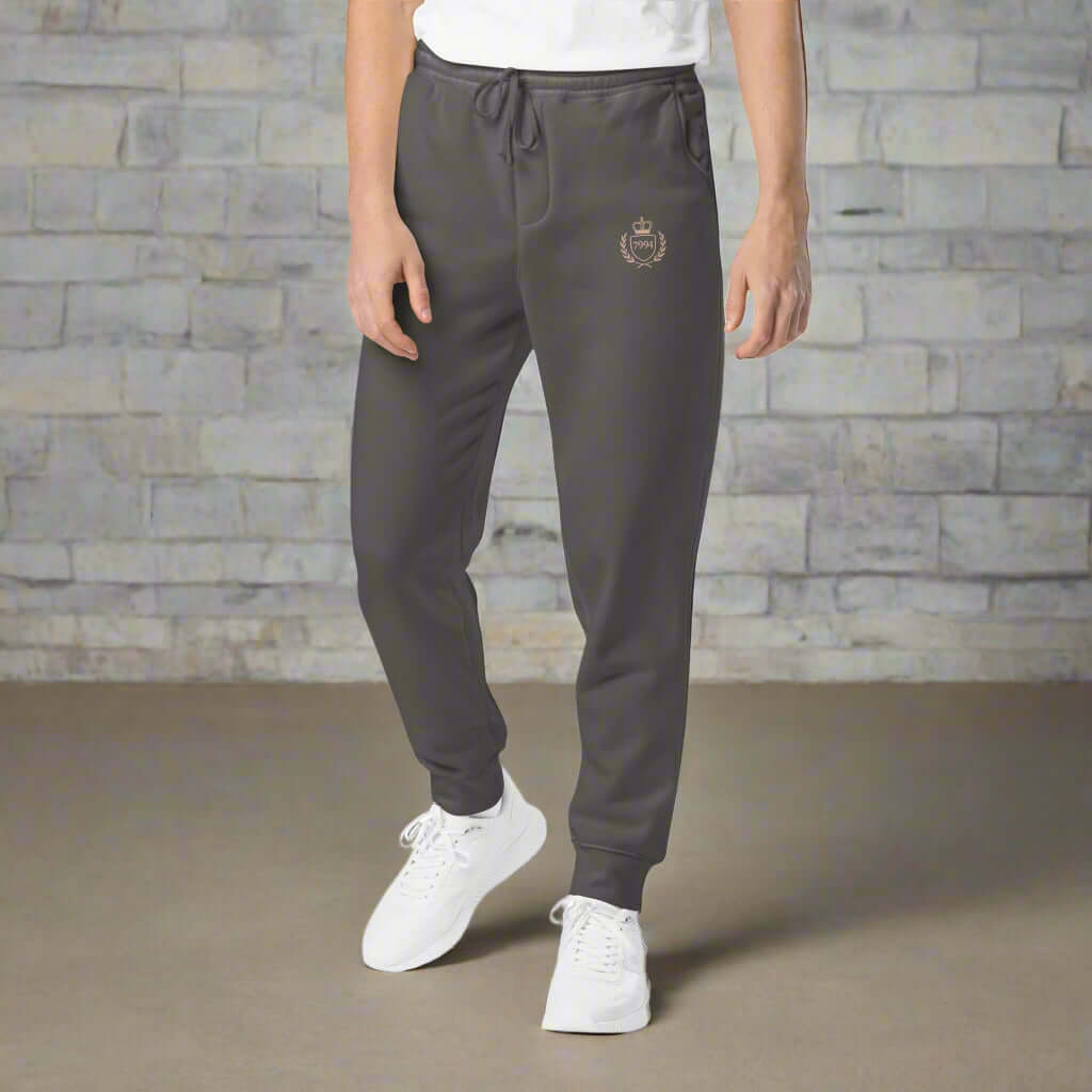 STORE 7994 unisex Crested Luxe Joggers