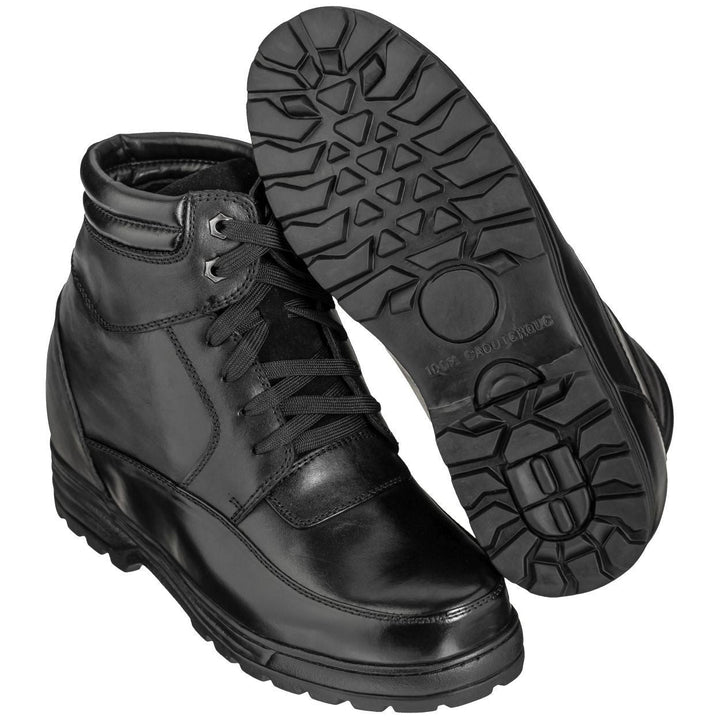 CALDEN Military-Style Leather Boots - 5.2 Inches - K881801