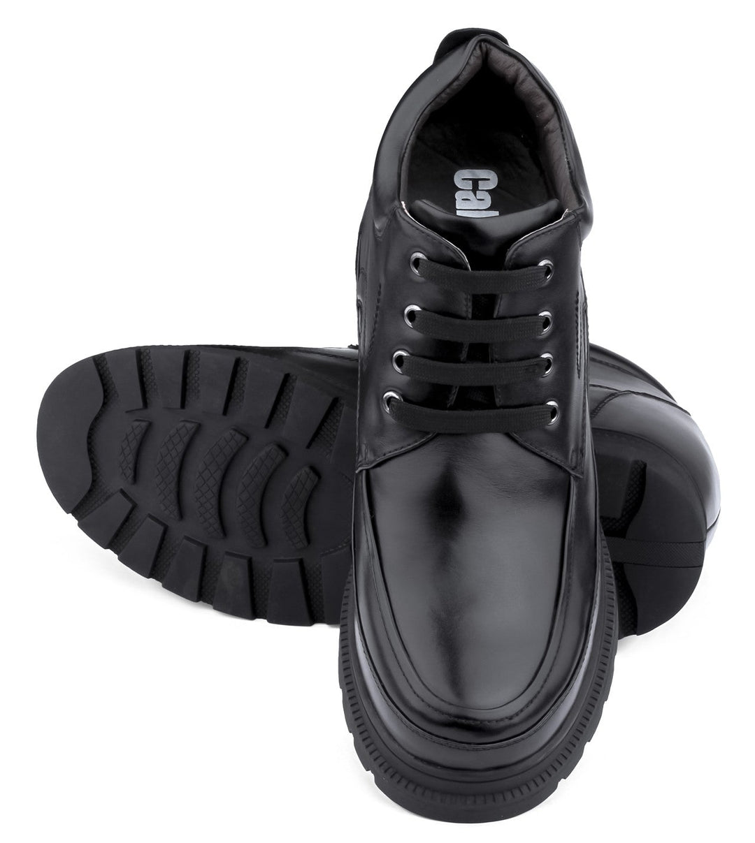 CALDEN Leather Elevator Boots - 5.2 Inches - K511615