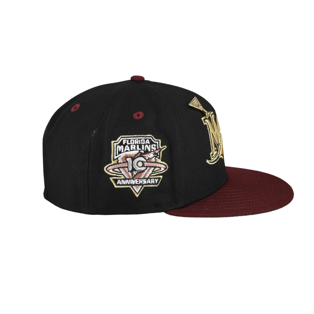 Florida Marlins Upper Class Collection 10th Anniversary Fitted Hat