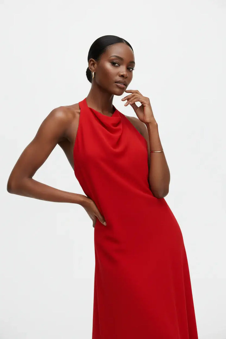 Red dress by VALENTINO