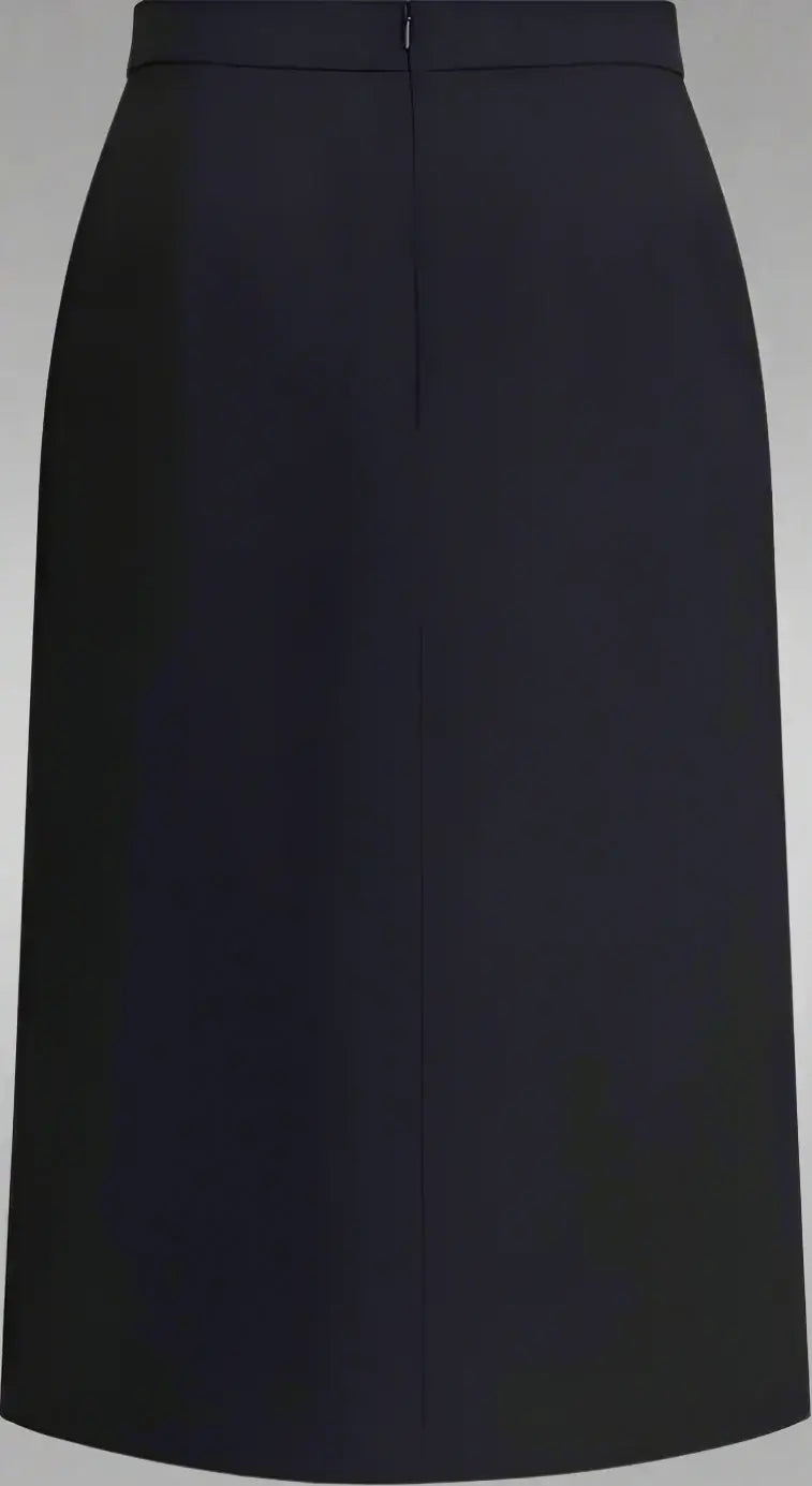 Black pencil skirt on a white background