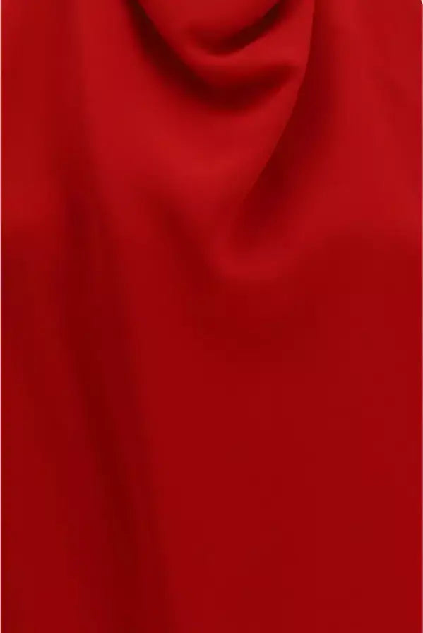 Close-up of red fabric texture
