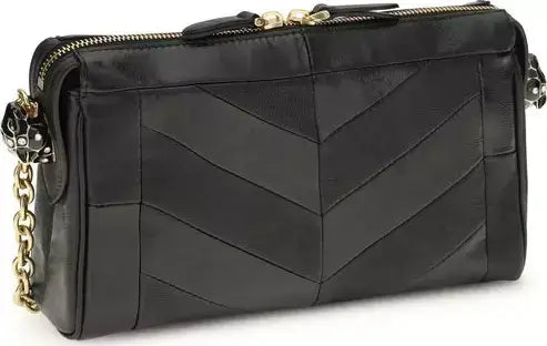 Valentino Garavani women's  Black Lamb Ovis Aries Aries Shoulder Bag