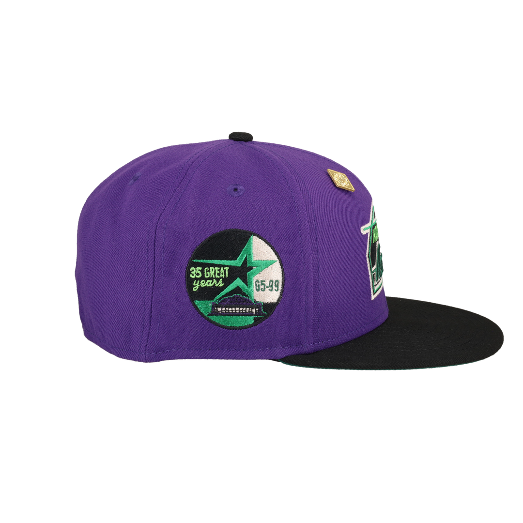 Houston Astros 35 Great Years Patch Purple 59Ffity Fitted Hat