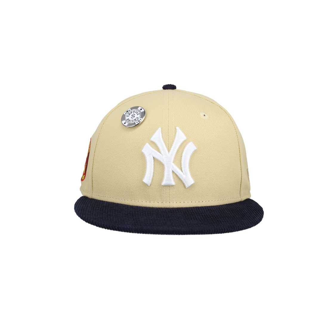 New York Yankees Vegas Gold 2.0 Collection 50th Year Patch Fitted Hat