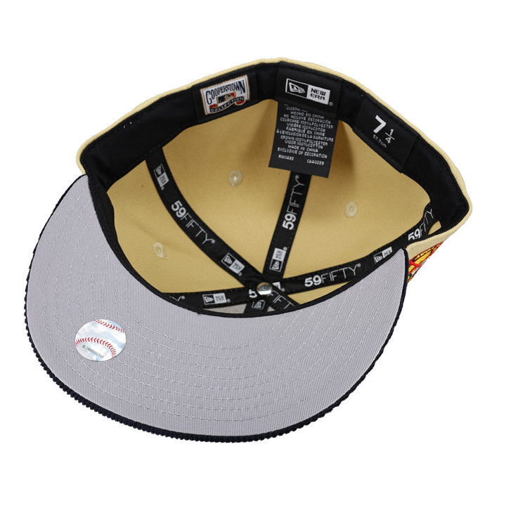 New York Yankees Vegas Gold 2.0 Collection 50th Year Patch Fitted Hat