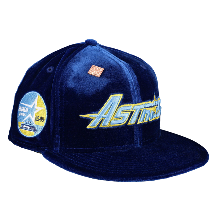 Houston Astros Velvet Collection 35 Great Years Patch 59Ffity Fitted Hat