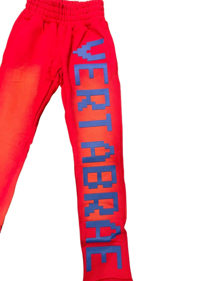 Vertabrae C-2 Sweat Pants Washed (Red & Blue)