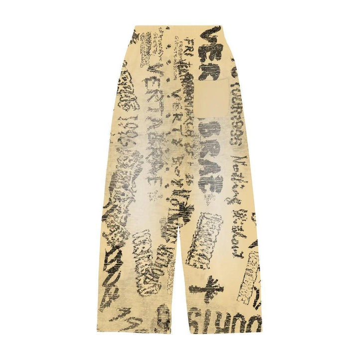 Vertabrae VERT Ivory Graffiti Sweat Pants