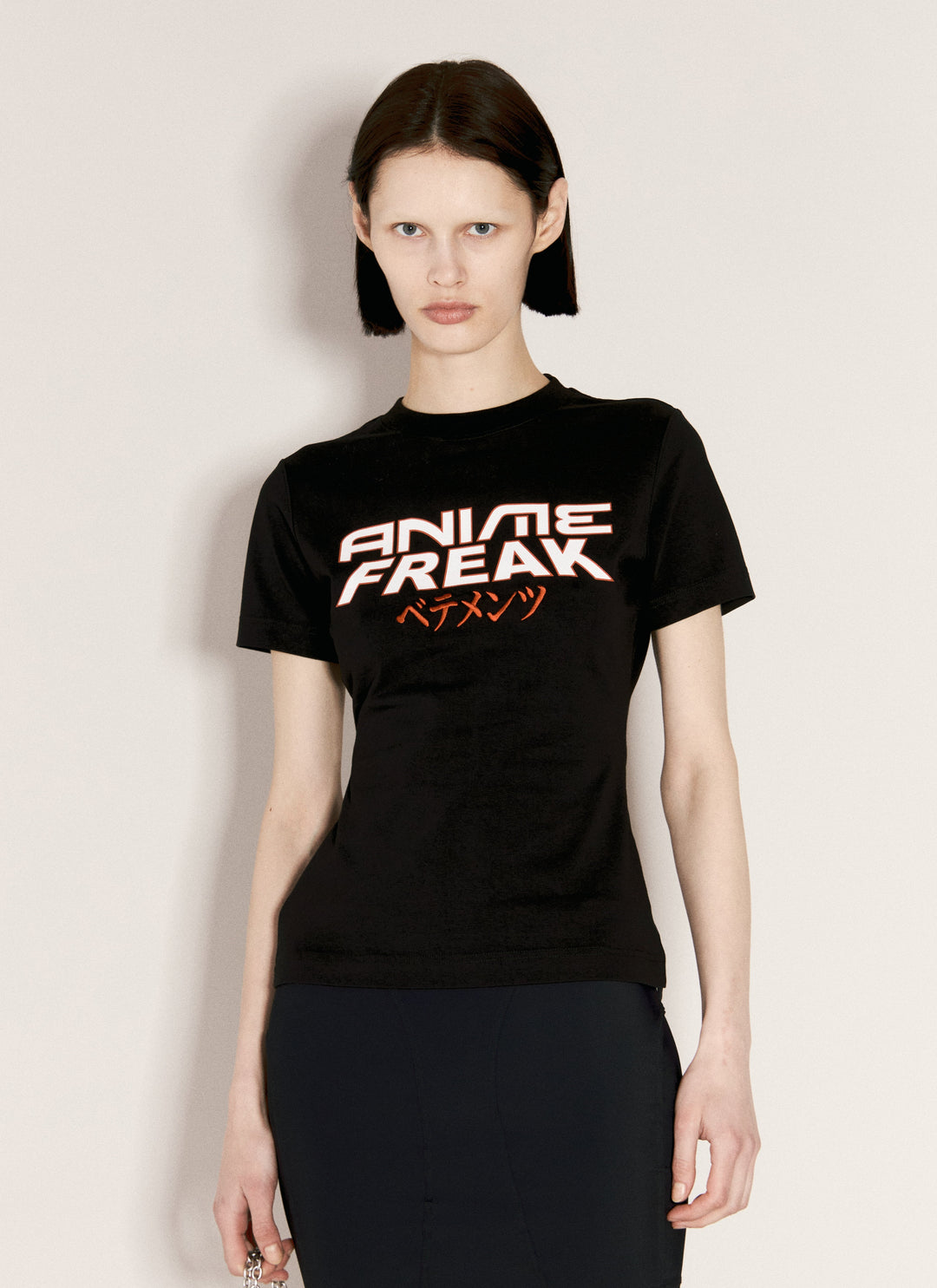 Vetements Women Anime Freak Fitted T-Shirt