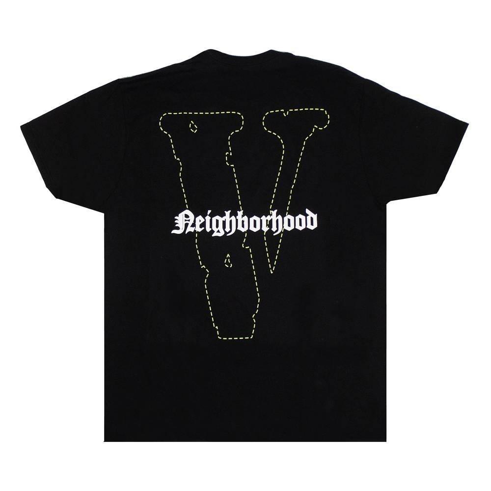 Vlone x Neighborhood Skull T-Shirt Black / Green