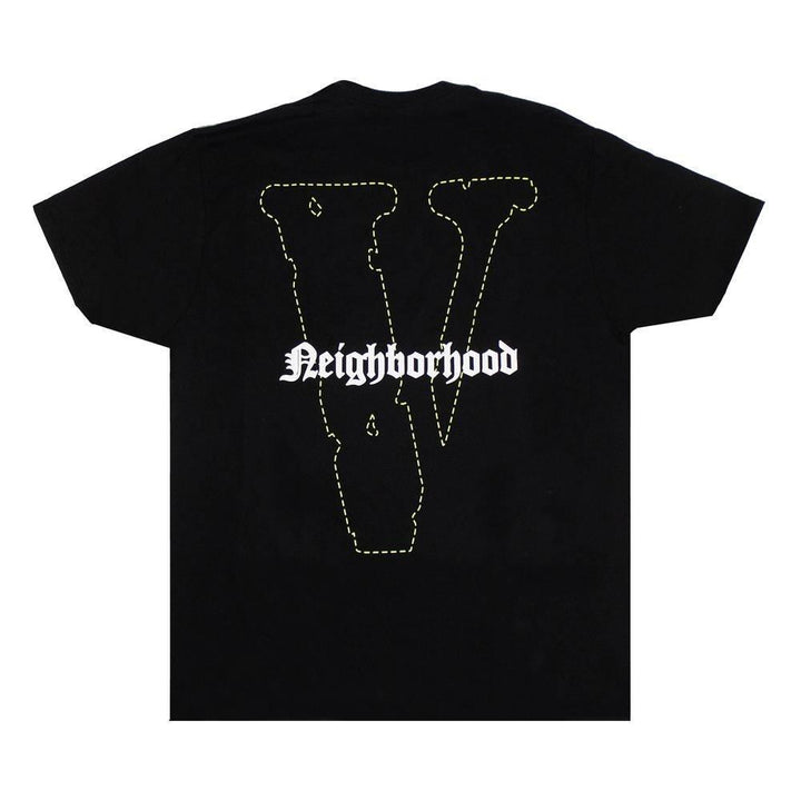 Vlone x Neighborhood Skull T-Shirt Black / Green