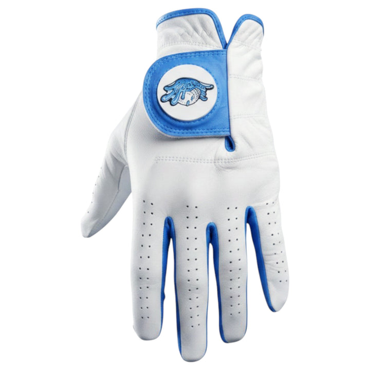 Water Ball Cabretta Leather Golf Glove | Premium Golf Glove with Magnetic Ball Marker | Left &amp; Right Hand | Standard &amp; Cadet Sizes