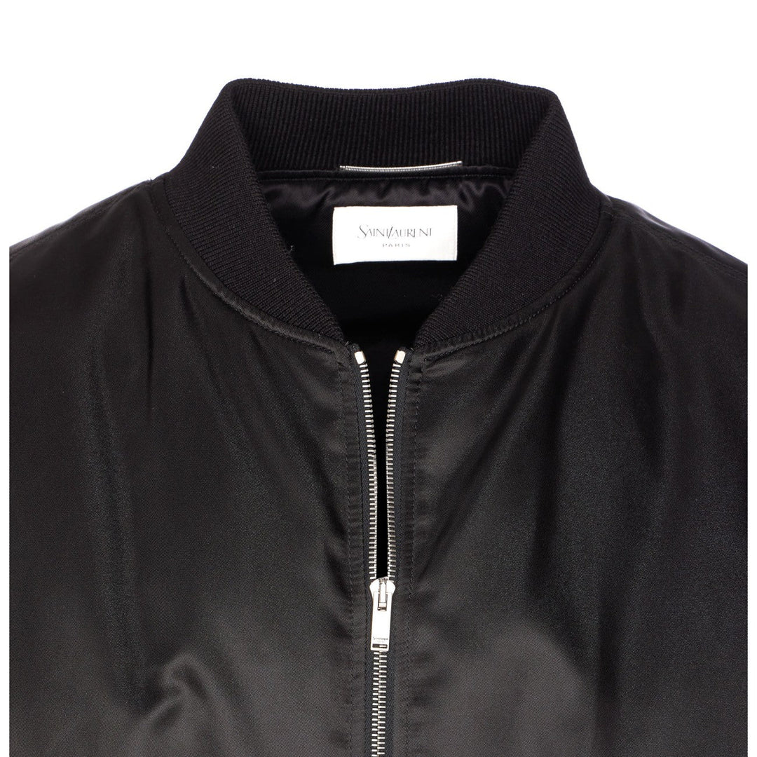 Saint Laurent Men Waterproof Nylon Serge Bomber