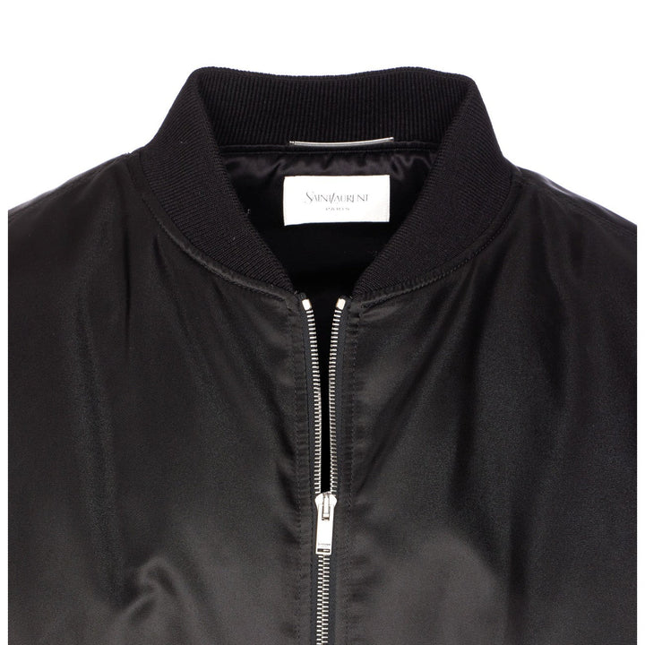 Saint Laurent Men Waterproof Nylon Serge Bomber