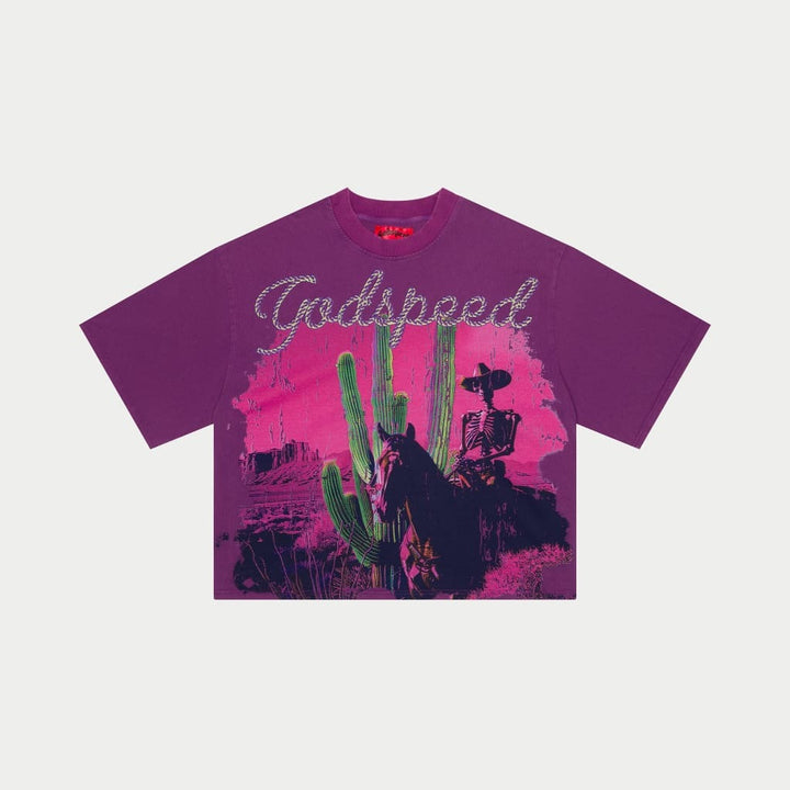 Godspeed WestWorld T-Shirt (Purple Wash)