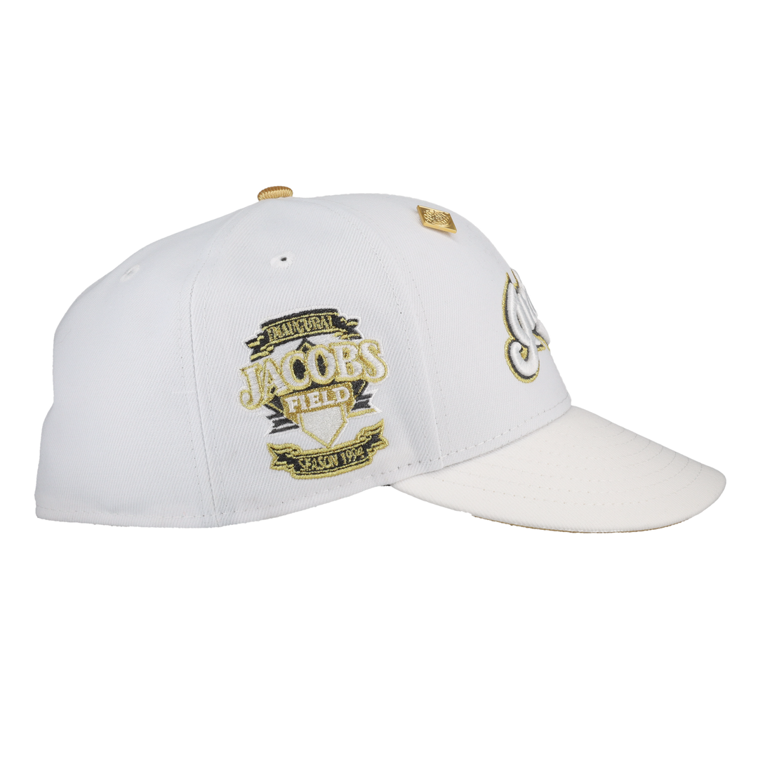 Cleveland Indians Pure Royalty Collection Inaugural Season Patch Fitted Hat