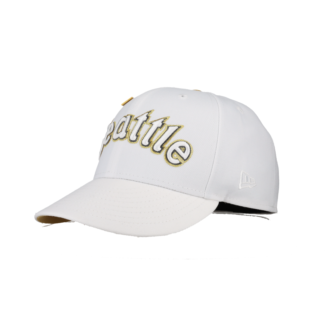 Seattle Mariners Pure Royalty Collection 20th Anniversary Patch Fitted Hat