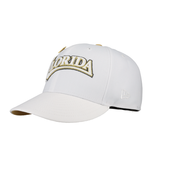 Florida Marlins Pure Royalty Collection 25th Anniversary Patch Fitted Hat