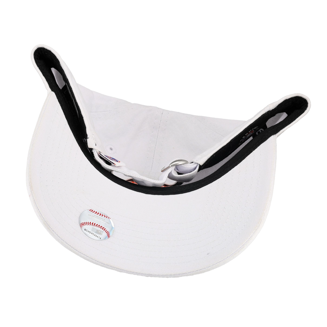 New York Mets New Era 9Twenty Adjustable Hat (White Orange)