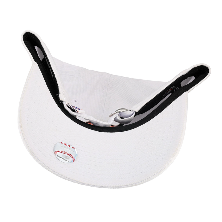 New York Mets New Era 9Twenty Adjustable Hat (White Orange)