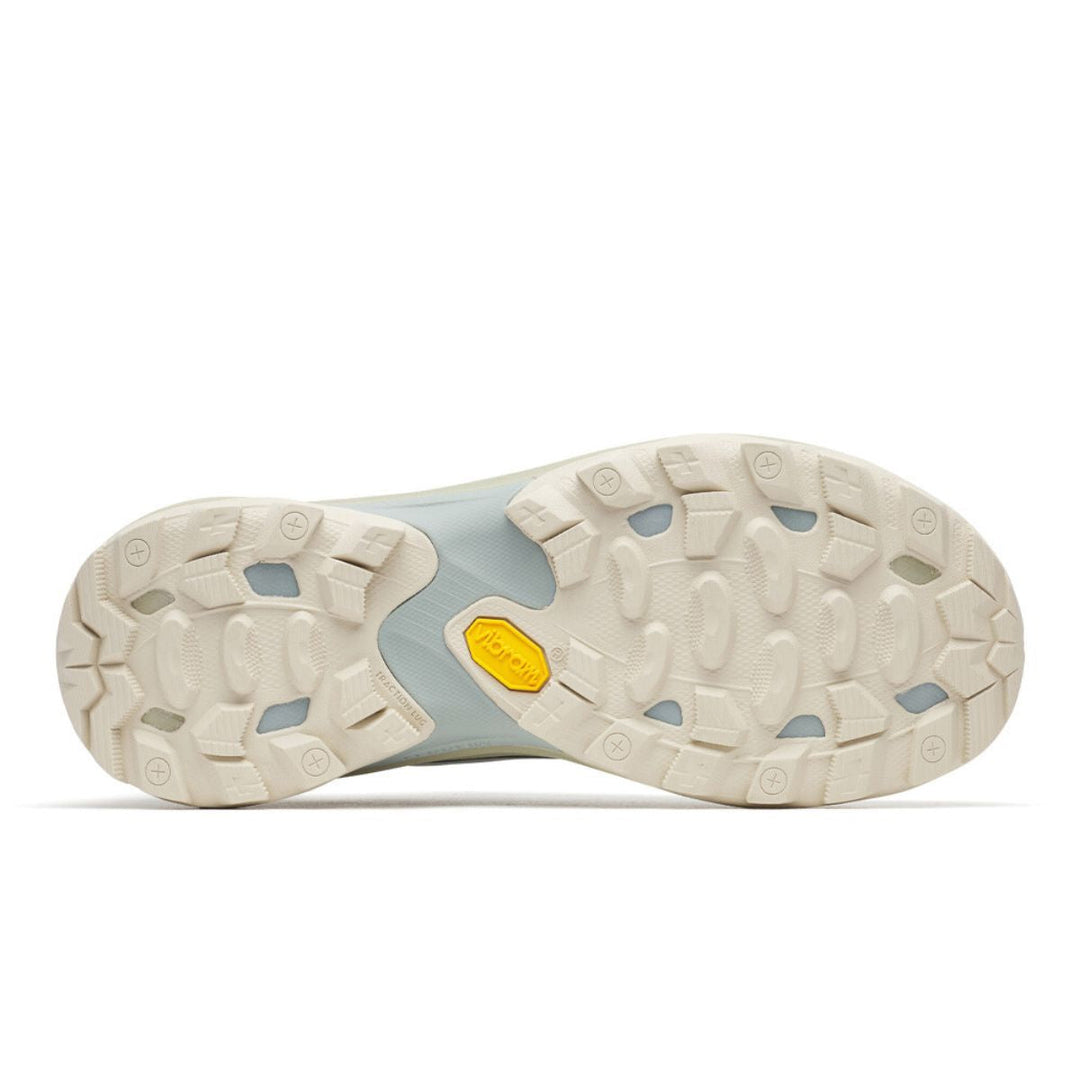Close-up of a shoe sole with a textured pattern on a white background