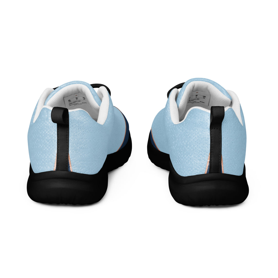 S7 SHELBI Powder Blue &amp; Navy Women’s Athletic Sneakers