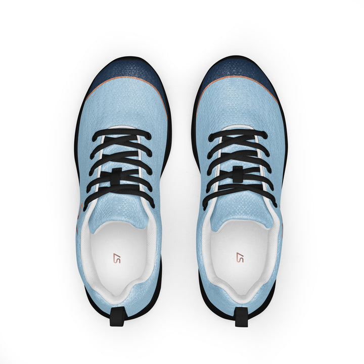 S7 SHELBI Powder Blue &amp; Navy Women’s Athletic Sneakers
