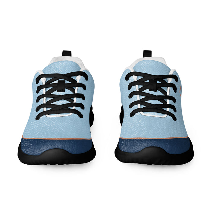 S7 SHELBI Powder Blue &amp; Navy Women’s Athletic Sneakers