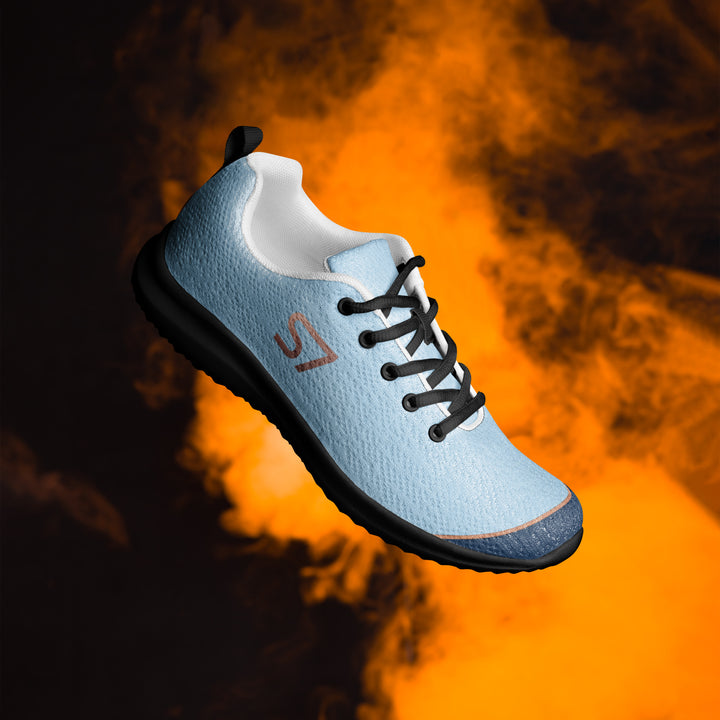 S7 SHELBI Powder Blue &amp; Navy Women’s Athletic Sneakers