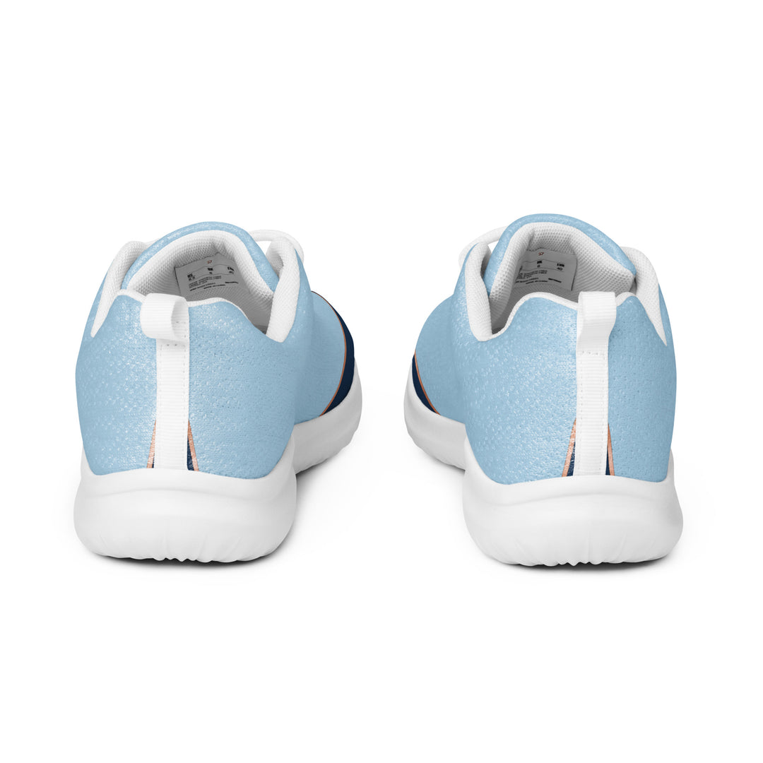 S7 SHELBI Powder Blue &amp; Navy Women’s Athletic Sneakers