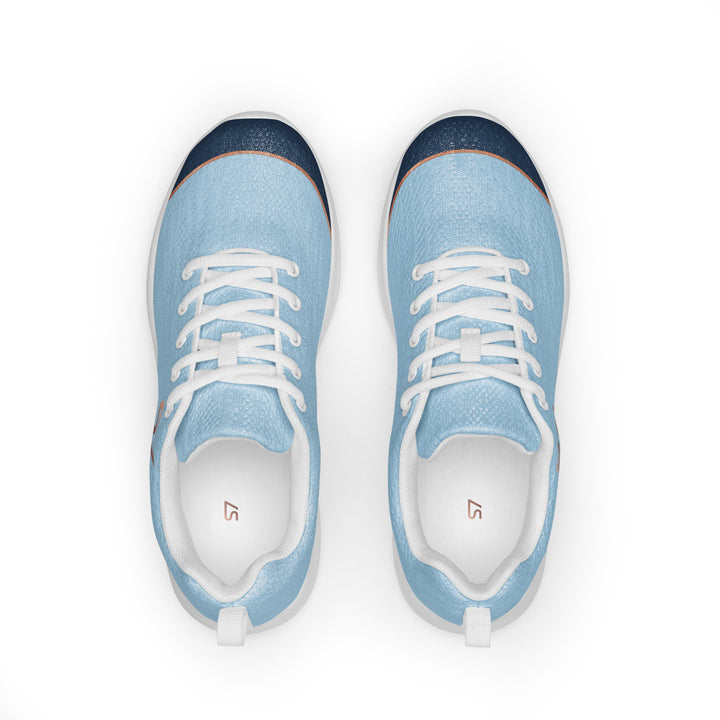 S7 SHELBI Powder Blue &amp; Navy Women’s Athletic Sneakers