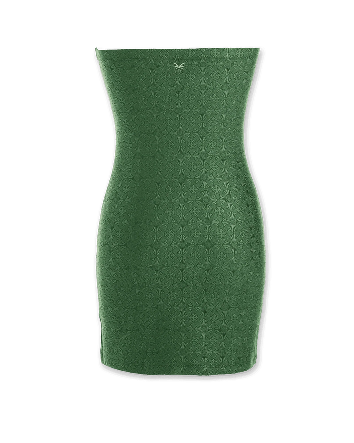 Women's Chrome Hearts CH + Dipped In Blue Tube Dress Tonal Green (W)