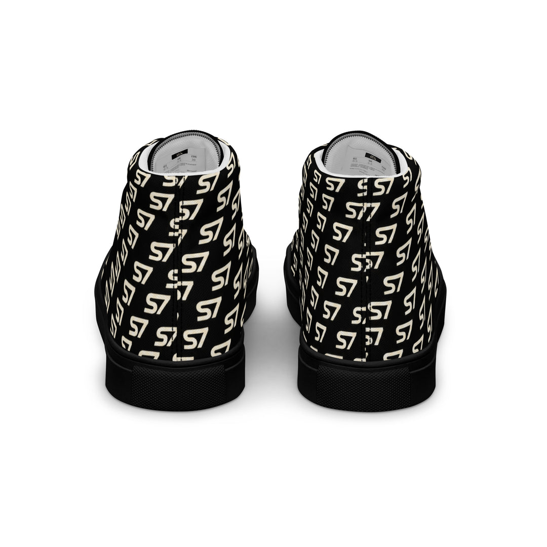 S7 Royale Noir | Women’s Monogram High-Top Sneakers