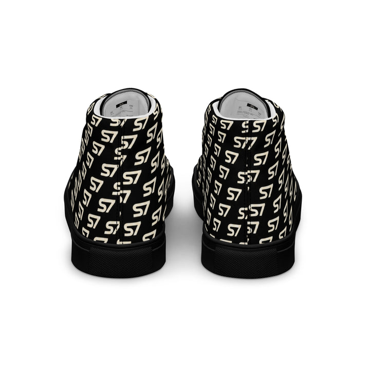 S7 Royale Noir | Women’s Monogram High-Top Sneakers