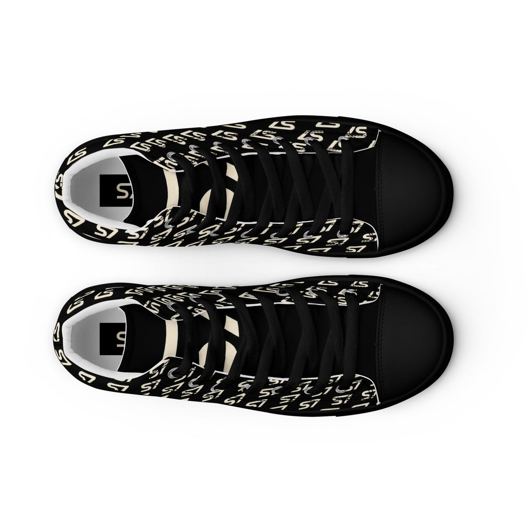 S7 Royale Noir | Women’s Monogram High-Top Sneakers