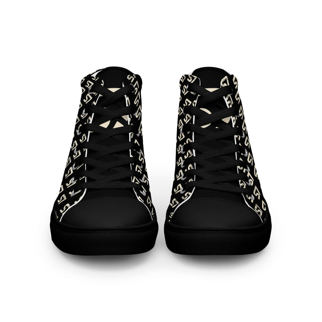 S7 Royale Noir | Women’s Monogram High-Top Sneakers