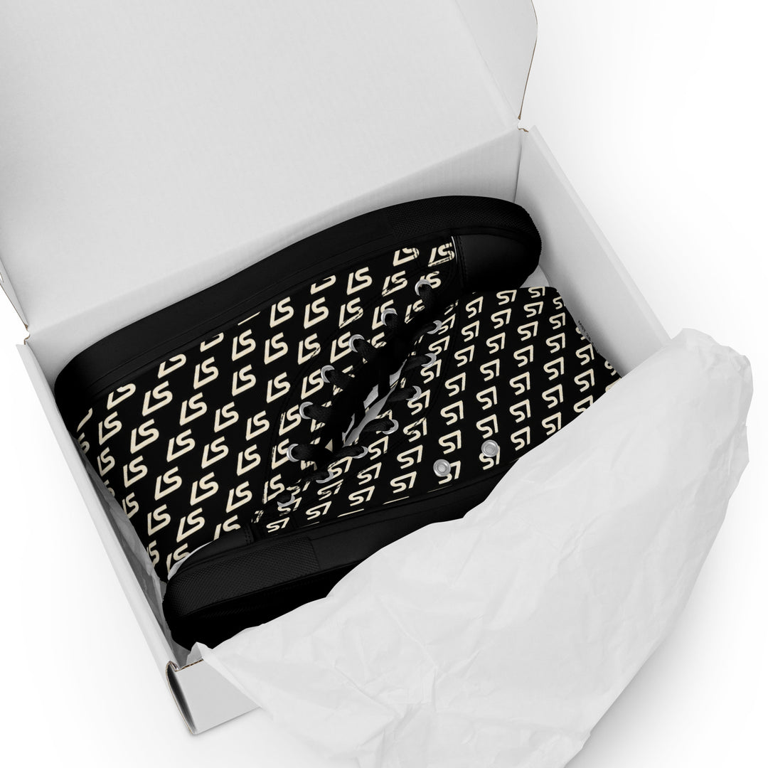 S7 Royale Noir | Women’s Monogram High-Top Sneakers