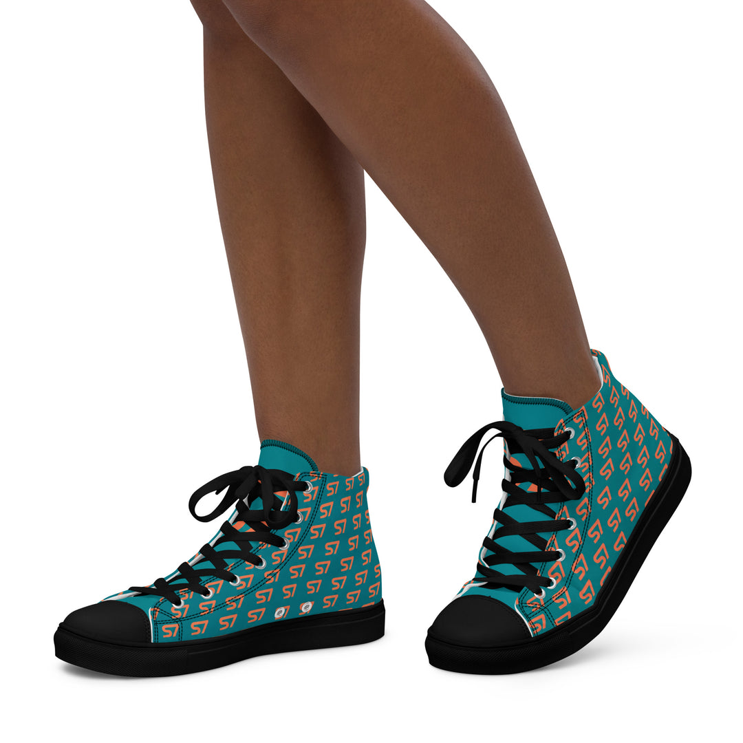 S7 Royale Corail | Women’s Monogram High-Top Sneakers