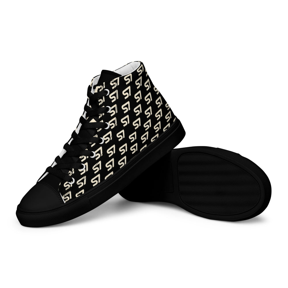 S7 Royale Noir | Women’s Monogram High-Top Sneakers