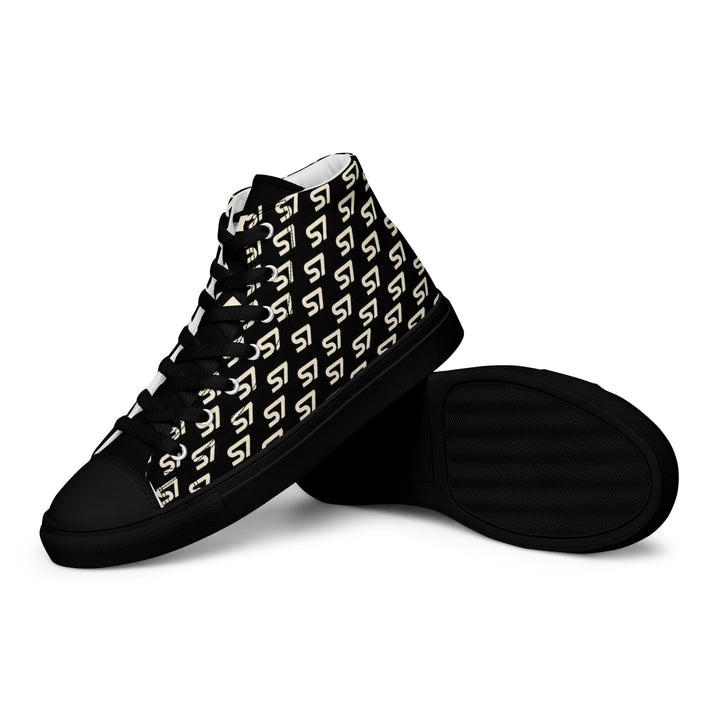 S7 Royale Noir | Women’s Monogram High-Top Sneakers